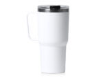 Термокружка Кенчер с двойными стенками из нержавеющей стали 304 и полипропилена, белый