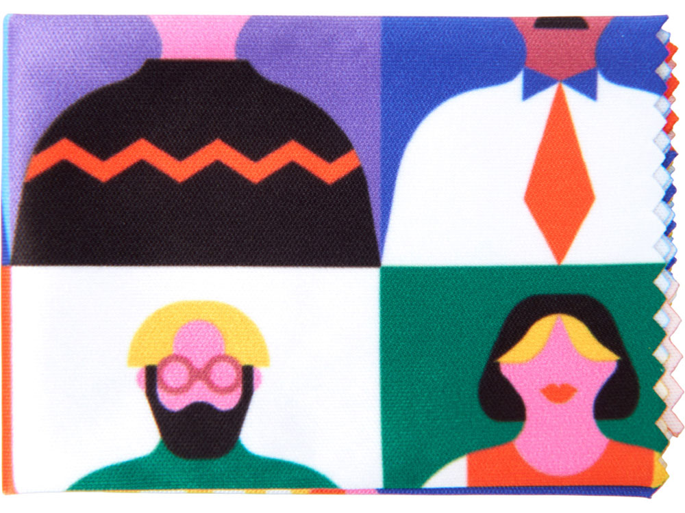 Салфетка для протирания очков с возможностью полноцветной печати — изображение 4