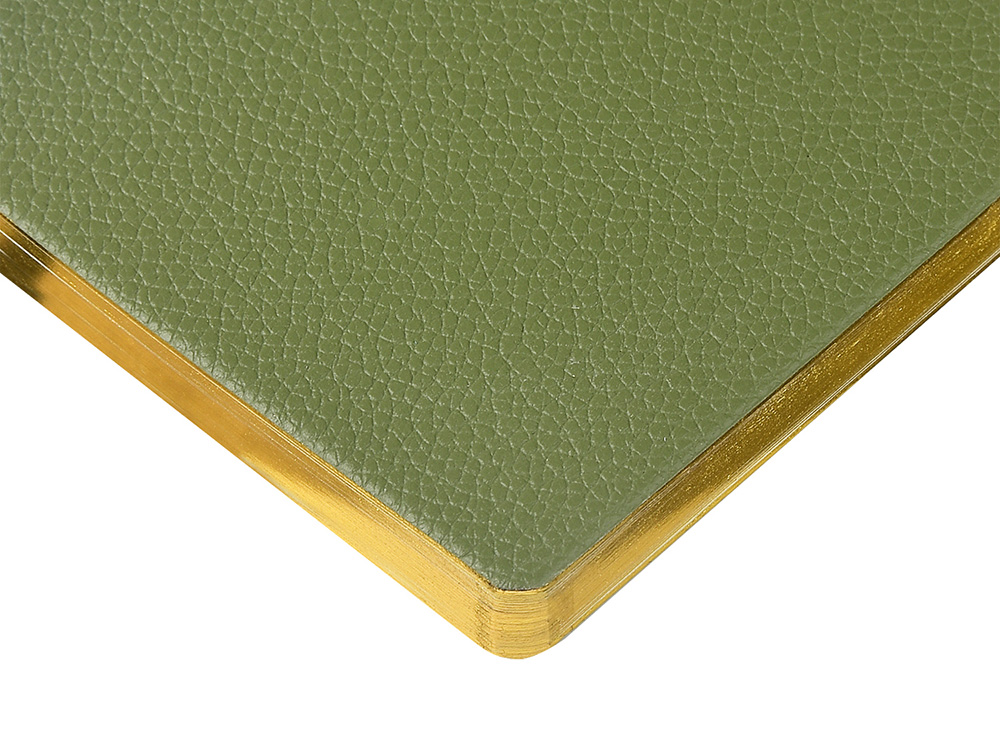 Еженедельник недатированный А6 Verde с нашивкой, зеленый — изображение 5