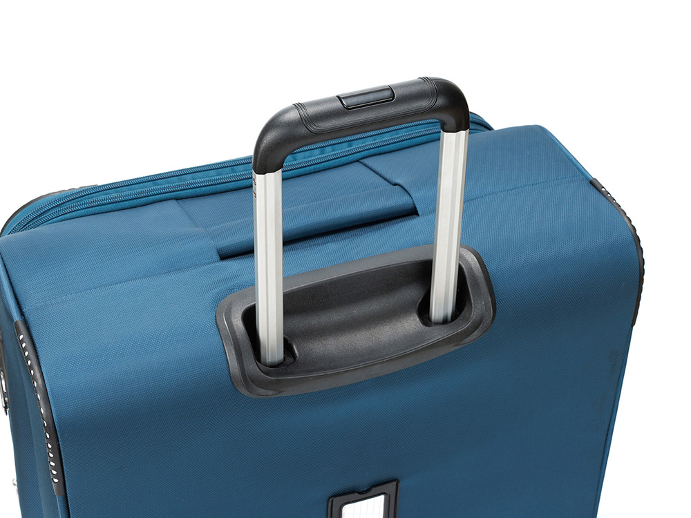 Чемодан TORBER ВИВИ, синий, полиэстер, 48 х 28 х 78 см, 89 л — изображение 7