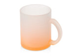 Стеклянная матовая кружка Омбре с градиентом для сублимации, оранжевый