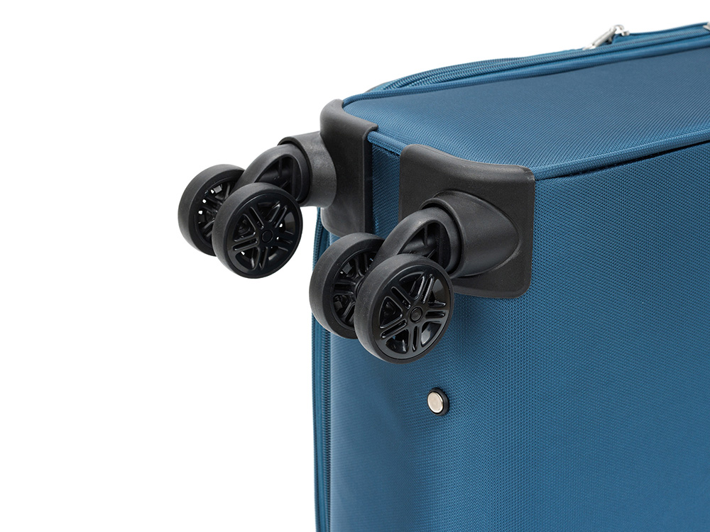 Чемодан TORBER ВИВИ, синий, полиэстер, 39 х 20 х 54 см, 36 л — изображение 10