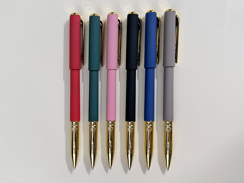 Ручка пластиковая шариковая Parliament, 0,7 мм, синие чернила, черный/золотистый — изображение 7