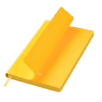 Ежедневник Латте (Latte NEW) недатированный, желтый/желтый (без упаковки, без стикера)
