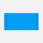 Лейбл из ПВХ Dzeta, XS, голубой