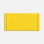 Лейбл из ПВХ Dzeta, XS, желтый