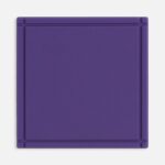 Лейбл из ПВХ Dzeta, L, фиолетовый