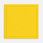 Лейбл из ПВХ Dzeta, L, желтый