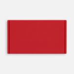 Лейбл из ПВХ Dzeta, M, красный