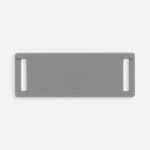 Лейбл из ПВХ Kova, серый