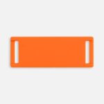 Лейбл из ПВХ Kova, оранжевый неон