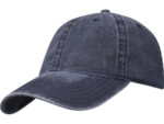 Графтон 6-панельная промытая кепка, темно-синий