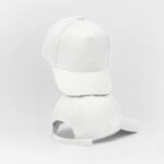 Бейсболка Poly 5-ти панельная 120 гр, белый (P)