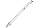 Шариковая ручка Moneta из переработанного алюминия (черные чернила) - Белый