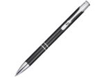 Шариковая ручка Moneta из переработанного алюминия (черные чернила) - Черный