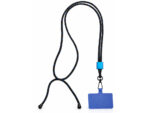 Ремешок на шею для телефона Риксо, синий/черный