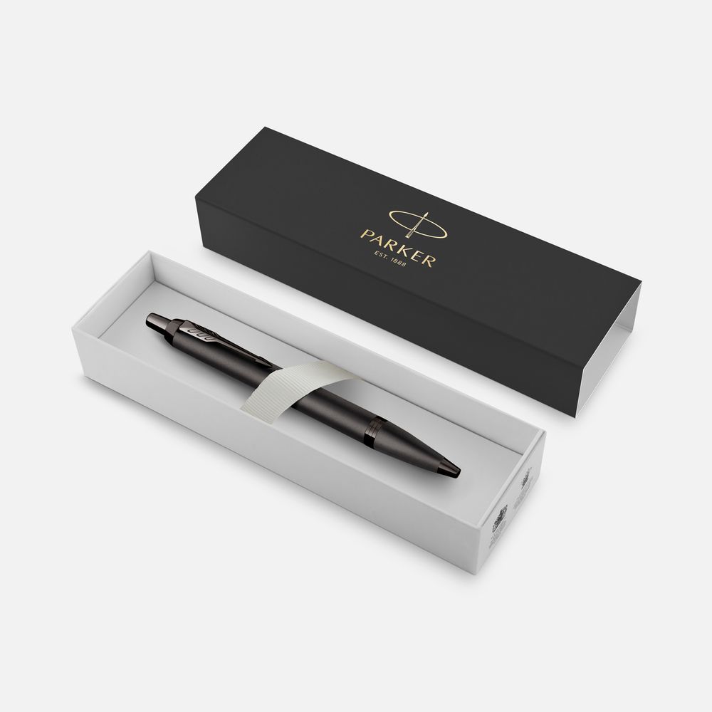 Ручка шариковая Parker IM Professionals Monochrome Titanium, темно-серая — изображение 2