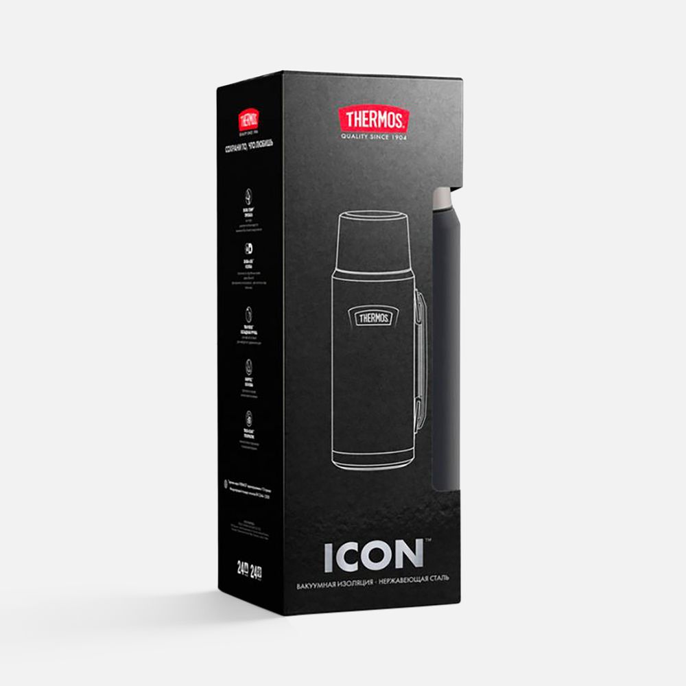 Термос Icon 1200, черный — изображение 9