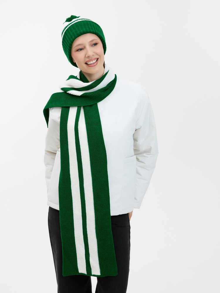 Шапка Winwear, темно-зеленая (глубокий зеленый) — изображение 9