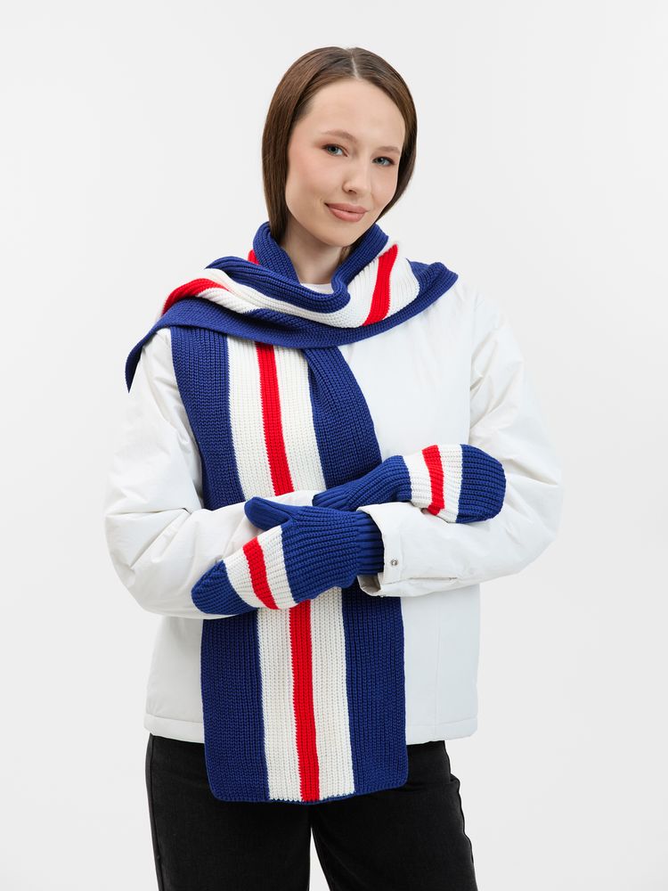 Шарф Winwear, темно-синий (кобальт) — изображение 4