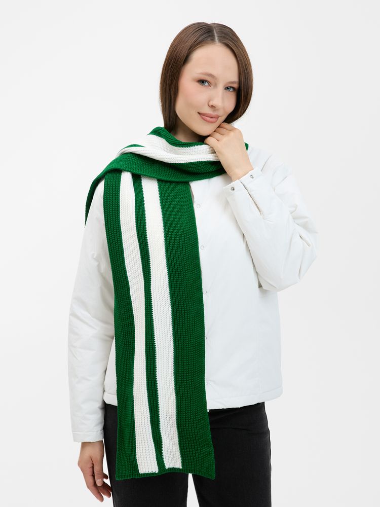 Шарф Winwear, темно-зеленый (глубокий зеленый) — изображение 2