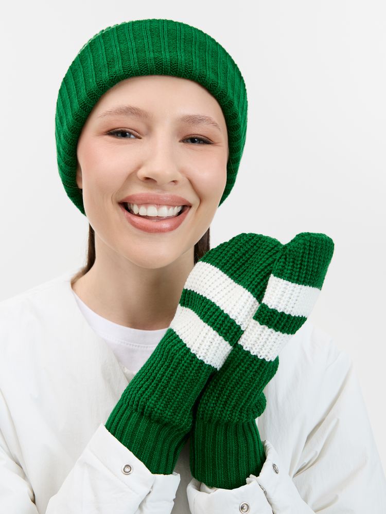 Варежки Winwear, зеленые (глубокий зеленый) — изображение 4
