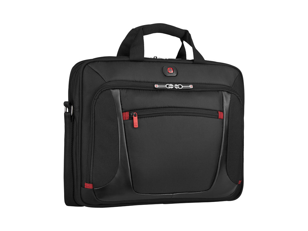 Портфель для ноутбука 15'' WENGER Sensor, черный, полиэстер/ПВХ, 40 x 15 x 33 см, 9 л — изображение 5