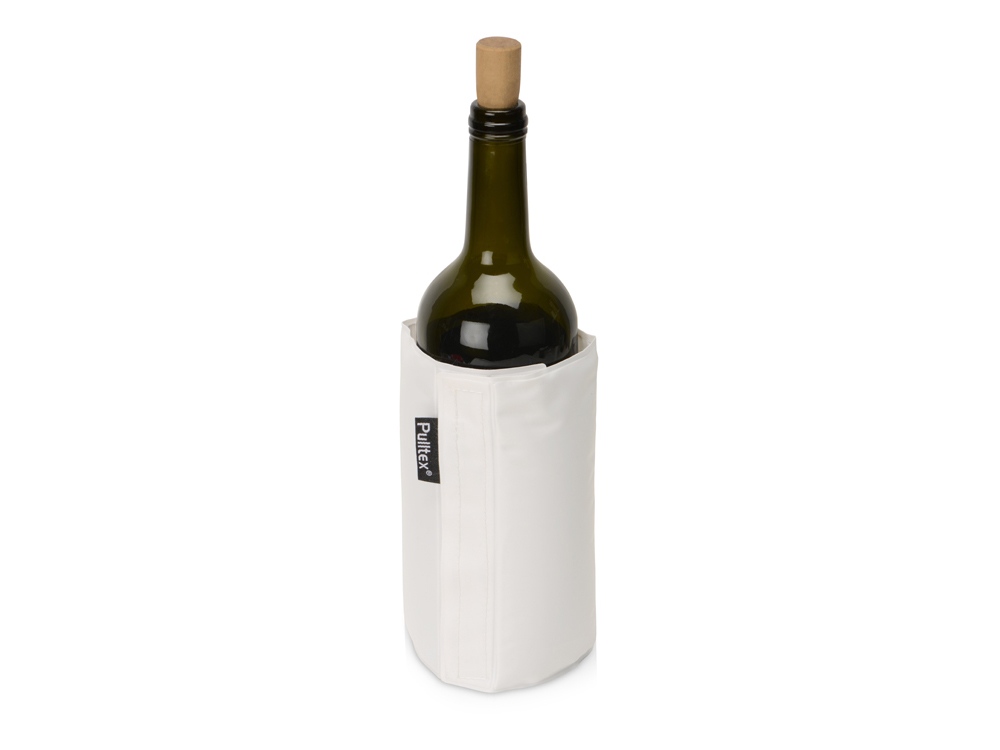 WINE COOLER SATIN WHITE/Охладитель-чехол для бутылки вина или шампанского, белый — изображение 3