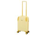 Чемодан TORBER В Отпуск, желтый, ABS-пластик, 36 х 22 х 55 см, 31 л, 2,4 кг