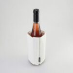 WINE COOLER SATIN WHITE/Охладитель-чехол для бутылки вина или шампанского, белый