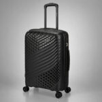 Чемодан TORBER СЕЛИГЕР, черный, полипропилен, 76 х 52 х 29 см, 80 л