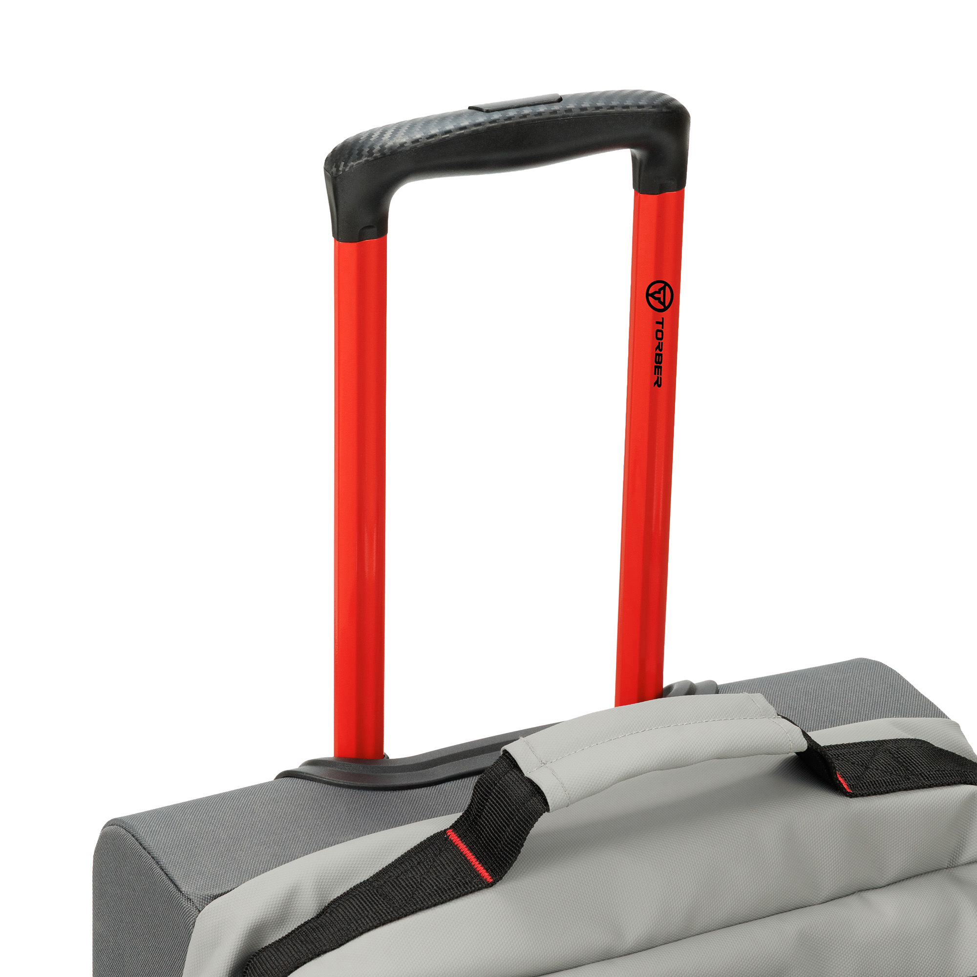 Сумка на колесах TORBER РИТМ, серый, полиэстер 900D с PU покрытием, 49 x 35,5 x 26 см, 35 л — изображение 6