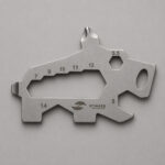 Мини-мультитул карманный Stinger, 61 x 35 мм, 5 функций, кабан, нержавеющая сталь, серебристый, в блистере