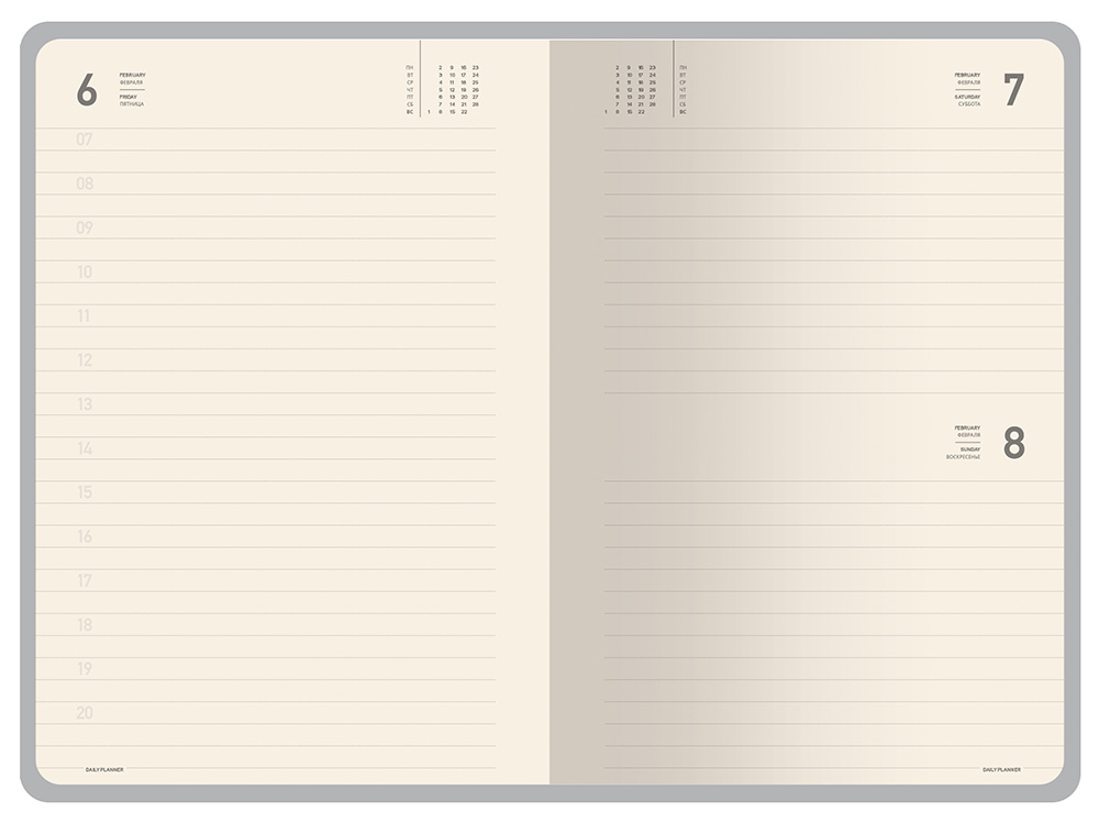 Ежедневник А5 датированный Megapolis Color 2026, синий — изображение 8