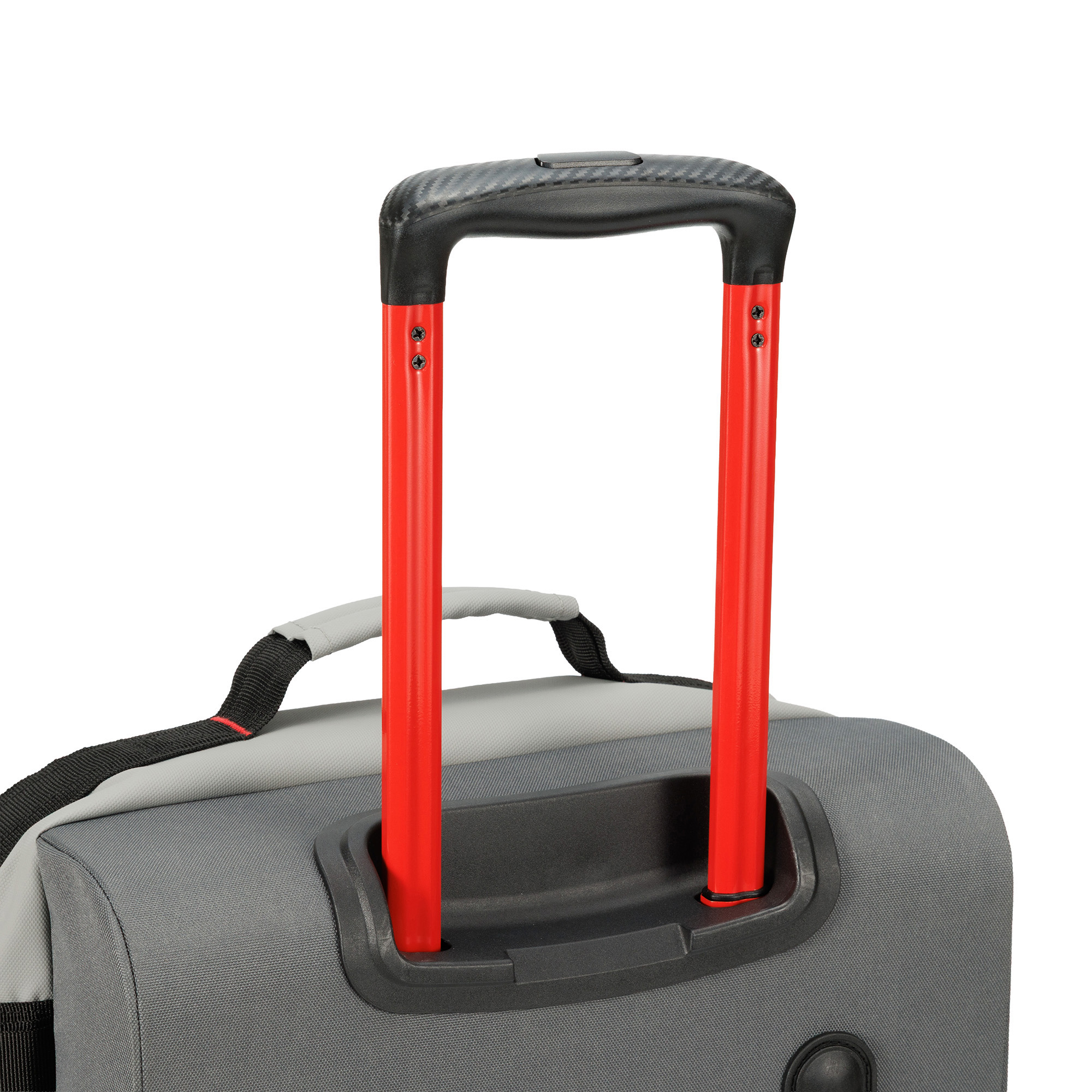 Сумка на колесах TORBER РИТМ, серый, полиэстер 900D с PU покрытием, 49 x 35,5 x 26 см, 35 л — изображение 5