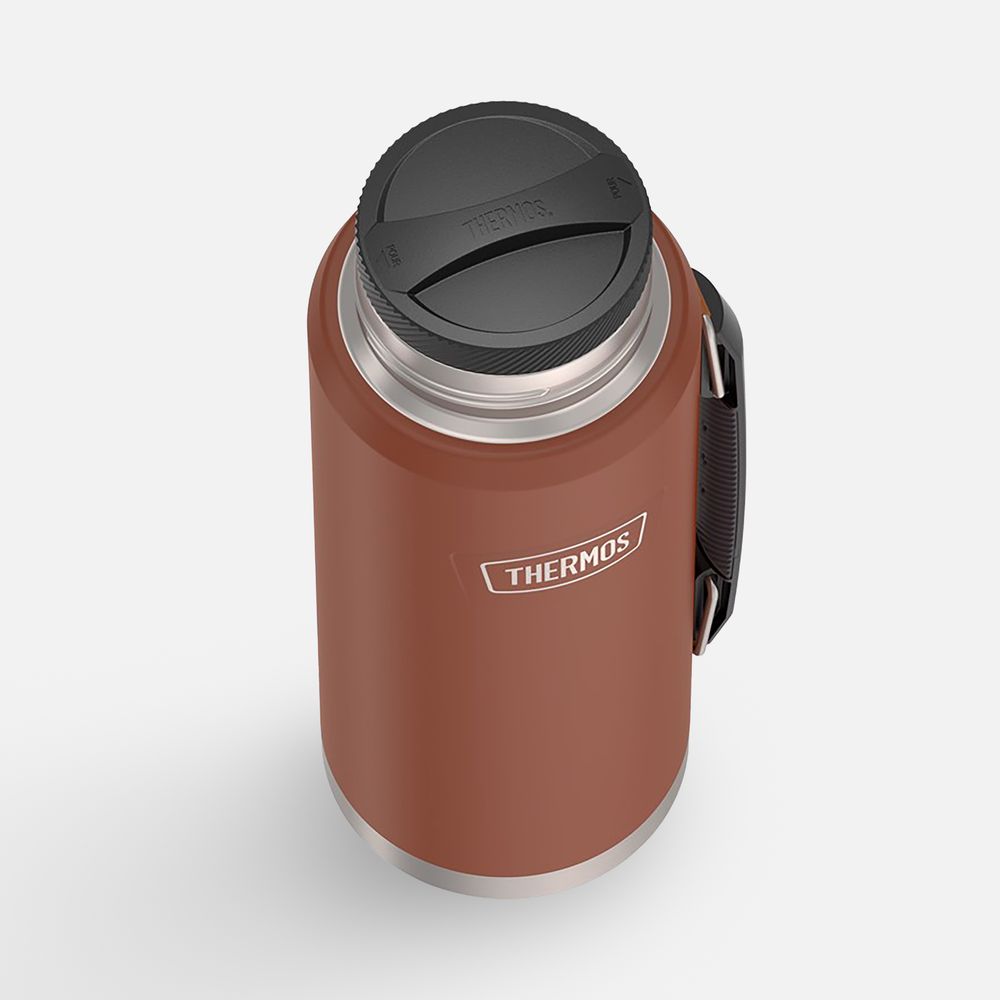 Термос Icon 1200, коричневый — изображение 5