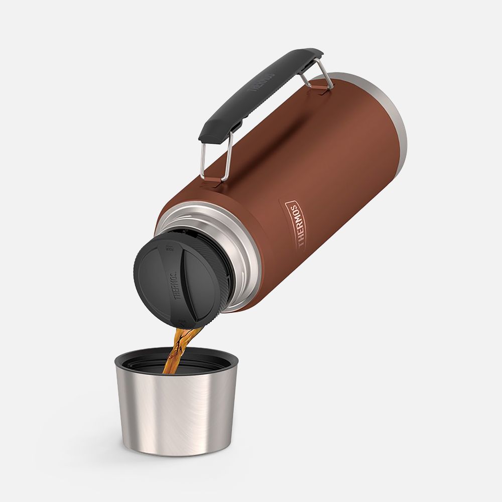 Термос Icon 1200, коричневый — изображение 6