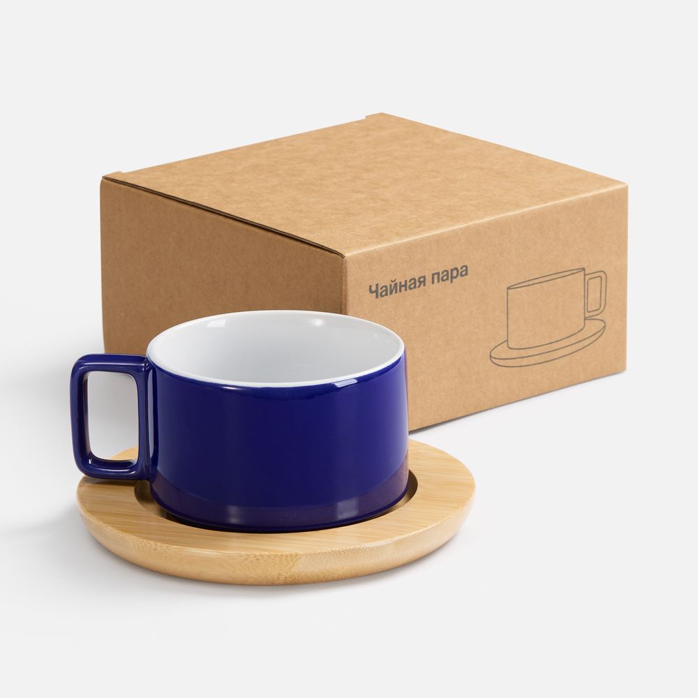 Чайная пара Stave, синяя — изображение 7