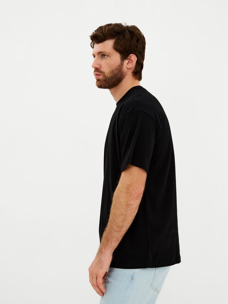 Футболка Oversize Premium, черная — изображение 2