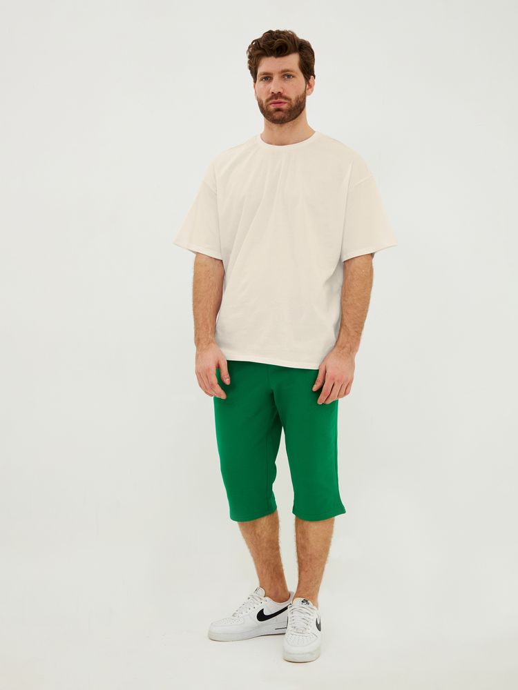 Футболка Oversize Premium, молочно-белая — изображение 4