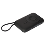 Внешний аккумулятор Комбо (Combo) 4-в-1 10000mAh с функцией беспроводной зарядки 15W, черный