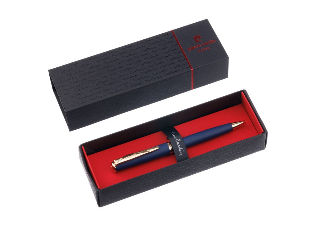 Ручка шариковая Pierre Cardin коллекция ГАММА КЛАССИКА | GAMME CLASSIC. Корпус - латунь. Цвет - синий. Упаковка Е — изображение 5