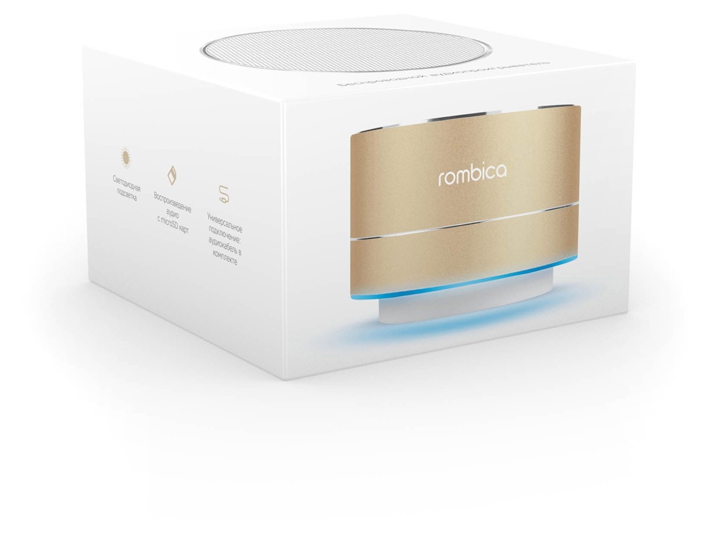 Портативная акустика Rombica Mysound BT-03 4C, золотистый — изображение 5