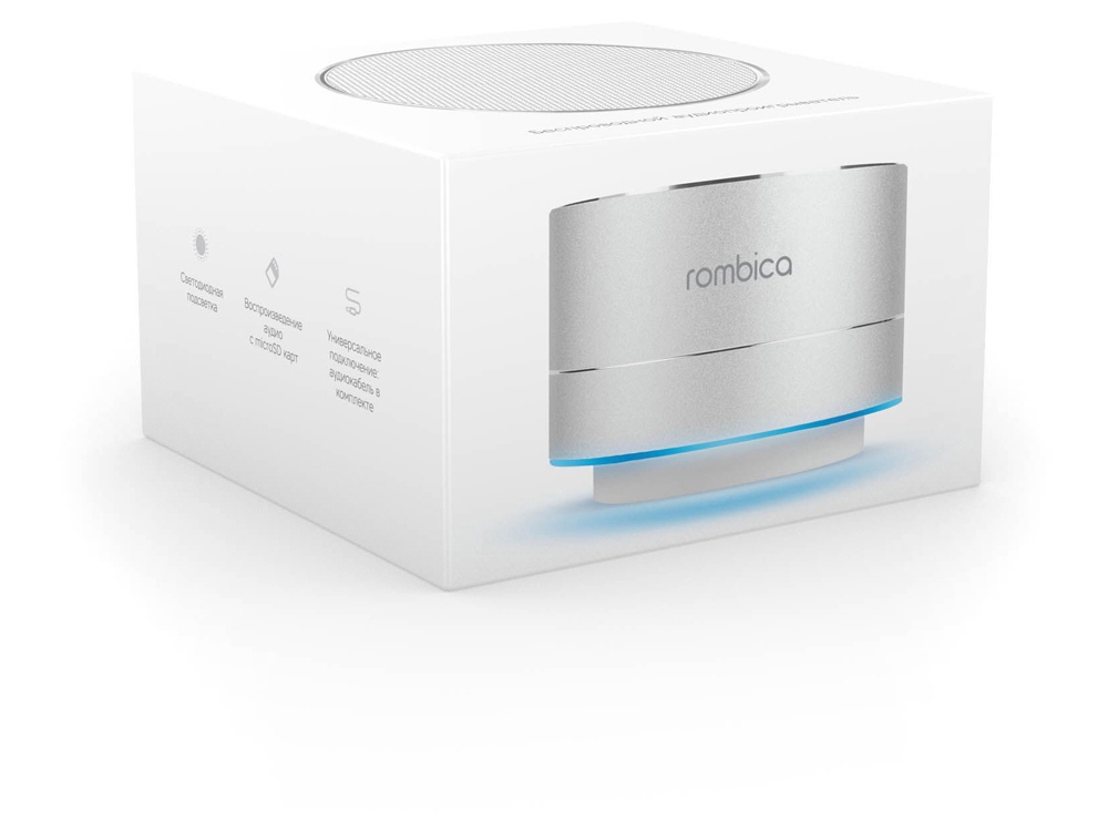 Портативная акустика Rombica Mysound BT-03 2C, серебристый — изображение 5