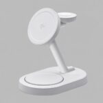 Беспроводная зарядная станция 3 в 1 MagSafe QI2 NEO, белый, Deppa