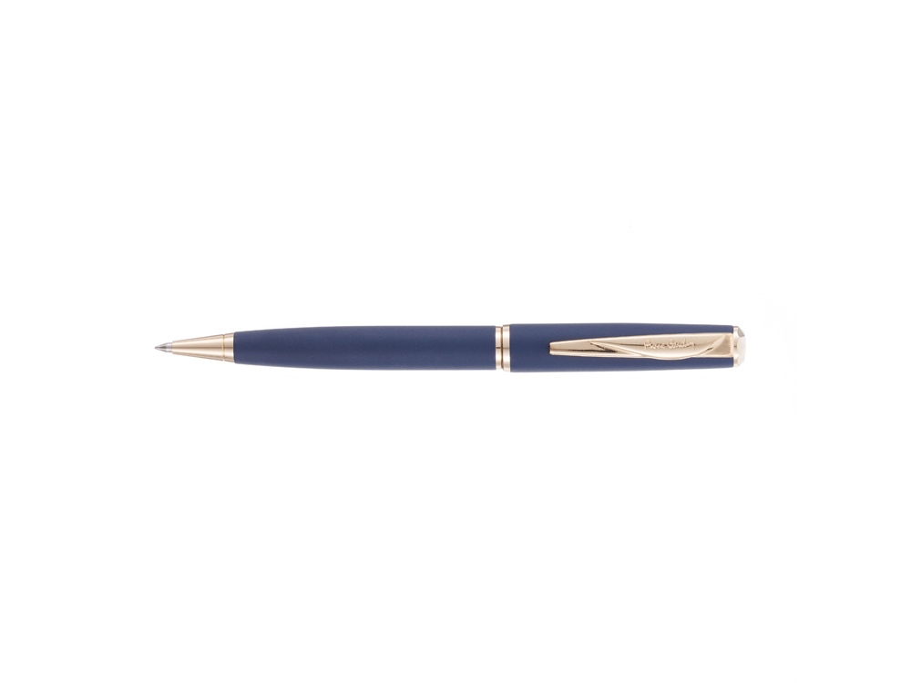 Ручка шариковая Pierre Cardin коллекция ГАММА КЛАССИКА | GAMME CLASSIC. Корпус - латунь. Цвет - синий. Упаковка Е — изображение 2